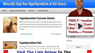 Hypothyroidism Revolution WHY YOU MUST WATCH NOW! Bonus + Discount