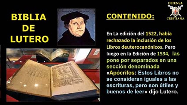 LA BIBLIA (5/5): Origen de las biblias protestantes