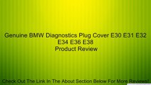 Genuine BMW Diagnostics Plug Cover E30 E31 E32 E34 E36 E38 Review