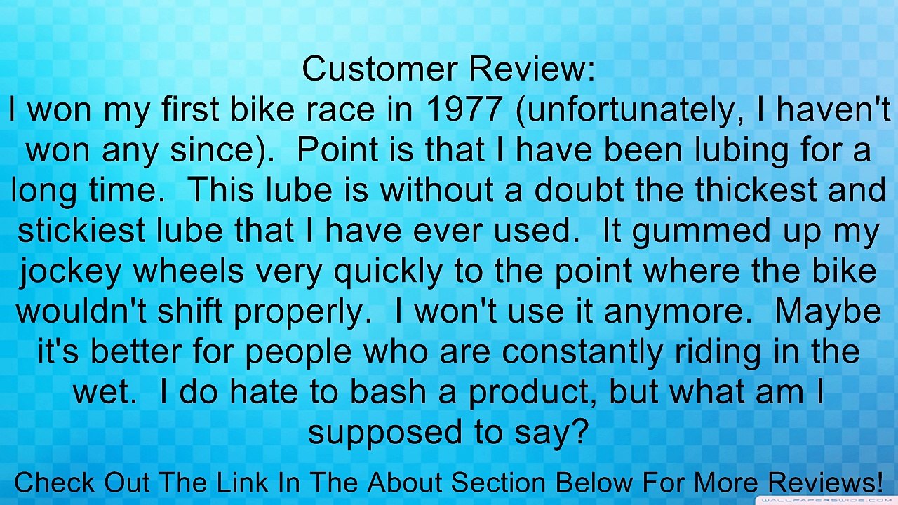 Pedros Syn Lube chain grease Review