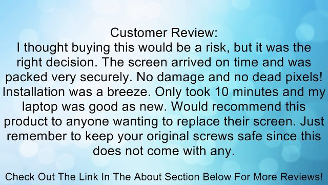 New 11.6 WXGA HD Glossy LED LCD Screen/Display for Acer Aspire One 722, AO722-BZ454, 722-0473, 722-0432, 722-N52C/B & 722-0825 Review