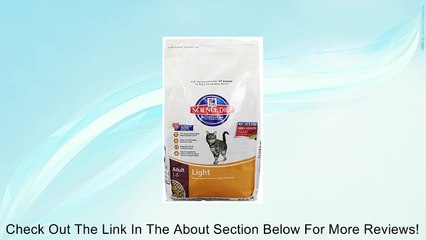 Hill's Science Diet Adult Light Dry Cat Food Review