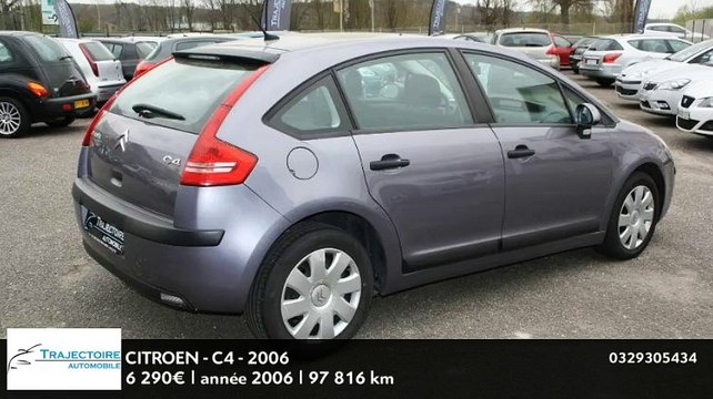 Annonce Occasion CITROEN C4 1.6 HDi92 Pack 2006