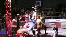 Masakatsu Funaki, Seiya Sanada, KAI, Ryota Hama & Yasufumi Nakanoue vs. Masayuki Kono, TAJIRI, Ryoji Sai, KAZMA SAKAMOTO, and Great Muta (Wrestle-1)