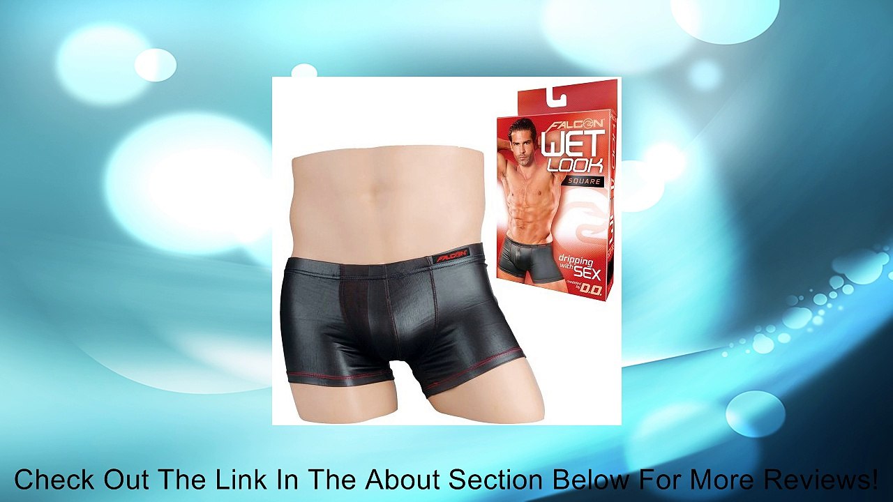 Icon Brands Inc Falcon Wet Look Square - Black - Large Review