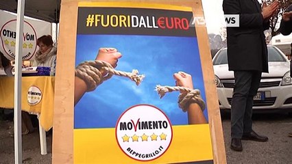 FUORI DALL'EURO, 5 STELLE IN PIAZZA PER IL REFERENDUM