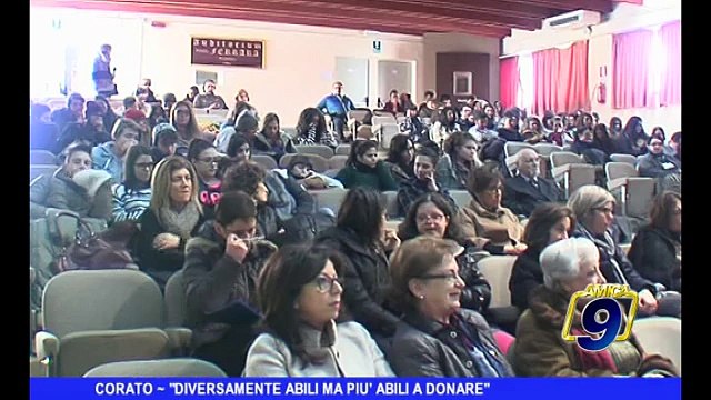 CORATO | Diversamente abili, più abili a donare
