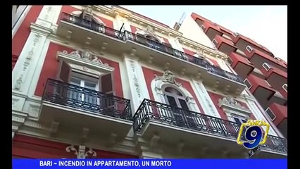 BARI | Incendio in appartamento, un morto