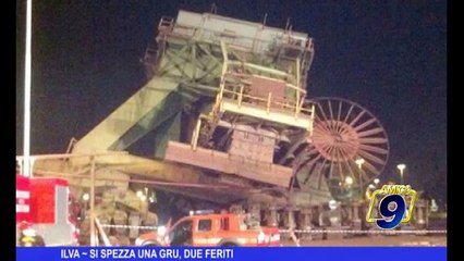 Download Video: ILVA | Si spezza una gru, due feriti