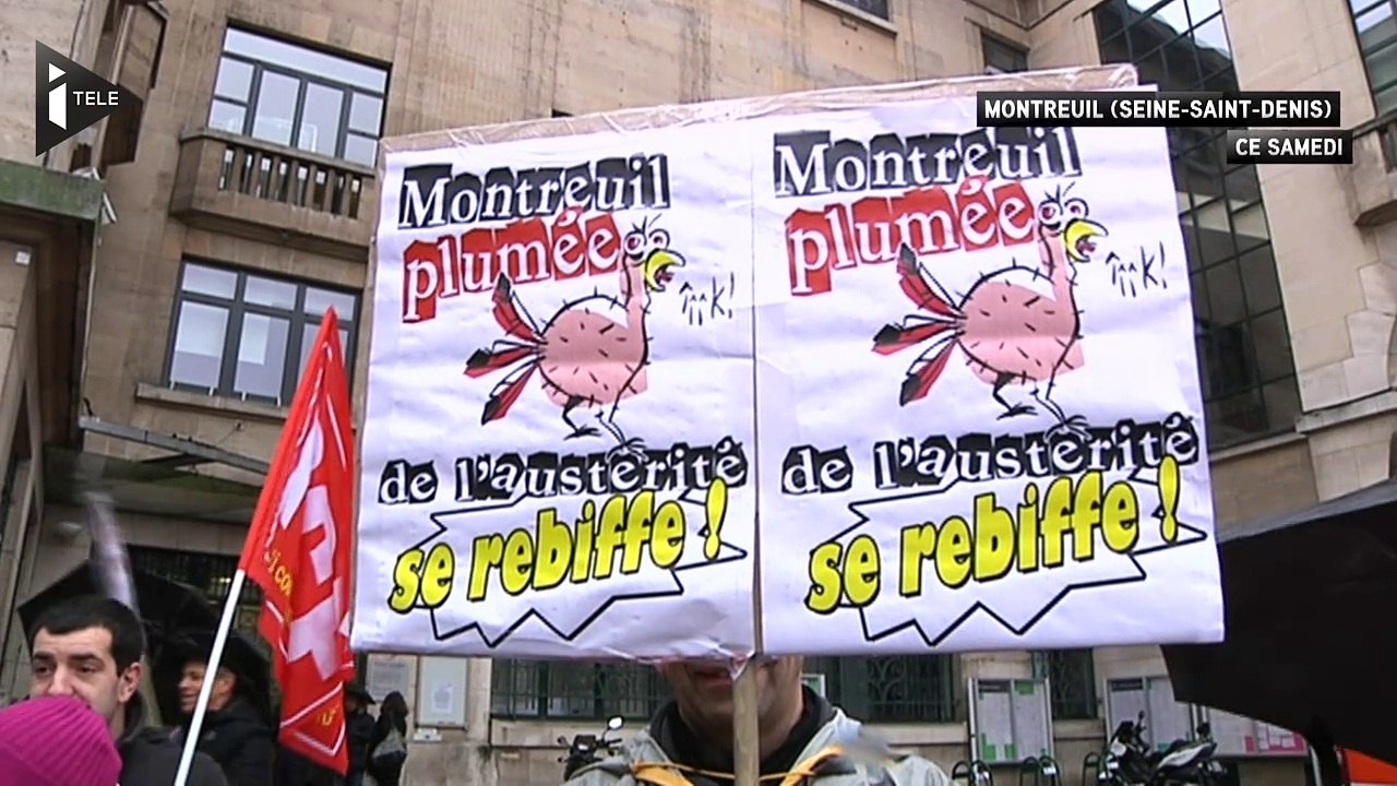 Les maires plumés manifestent contre l'austérité