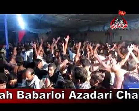Hussain Veer main chelom Akhtiar shah chelum azadari 2014 babarloi