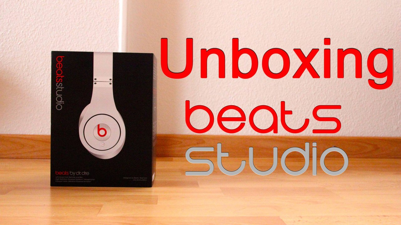 (FR) Déballage Beats By Dr. Dre Studio Blanc 2012-mi 2013