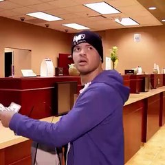 When the bank you're robbing has a dope alarm system.