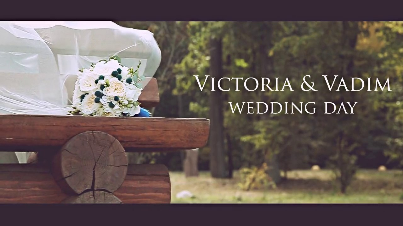 Свадебное видео прогулка Виктория и Вадим