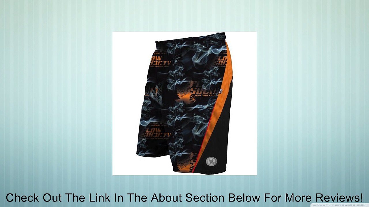 Lax Flow Smoke Orange Black Performance Mesh Short Youth Large Review