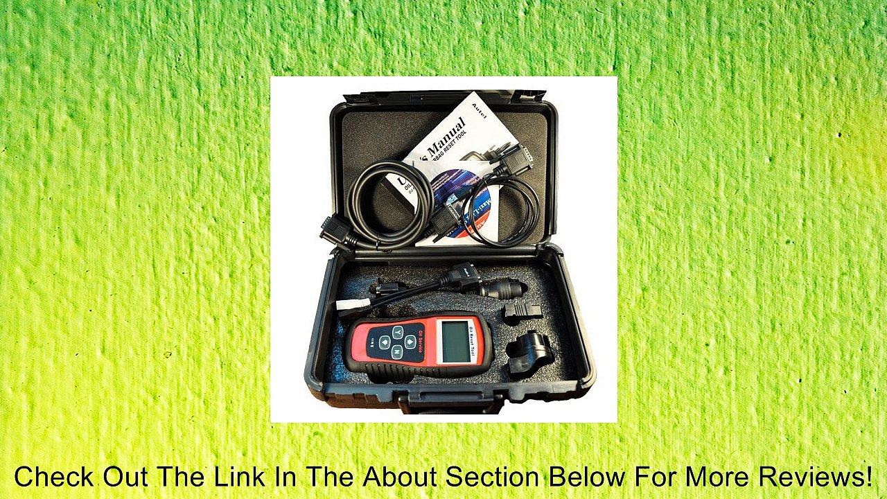 Autel Oil Reset & Airbag Reset Tool with Latest Version for Most Asian, American and European vehicles Review