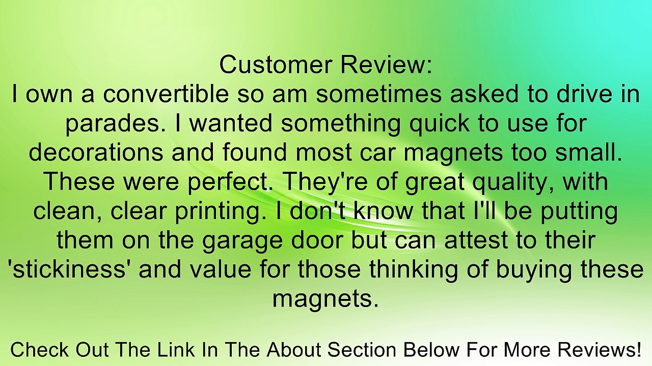 Collections Etc - Happy Holidays Christmas Garage Magnets Decoration Review