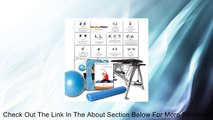 Pilates Chair - Bonus Pack (Pilates Chair, Giant Double Sided Fitness Chart, Exercise Mat, Pilates B