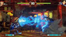 Street Fighter 5 .Ryu vs Chun Li .Gameplay Full Match PS4