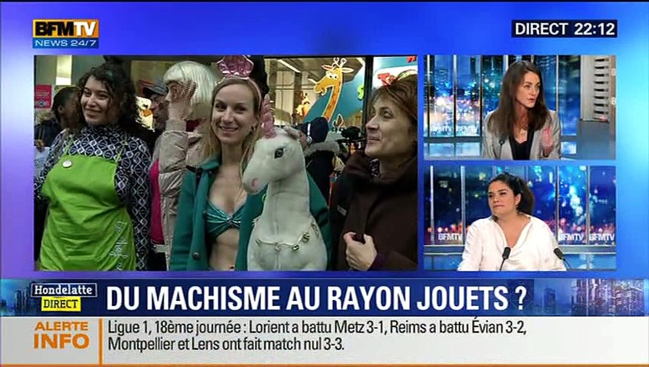 Notre action contre les jouets stéréotypés sur BFMTV