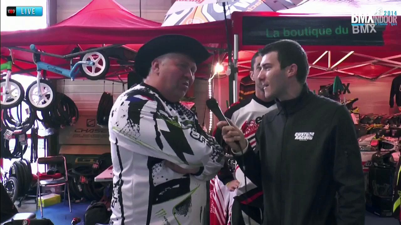 Replay manches 1 dimanche 19e BMX Indoor de St-Etienne 2014