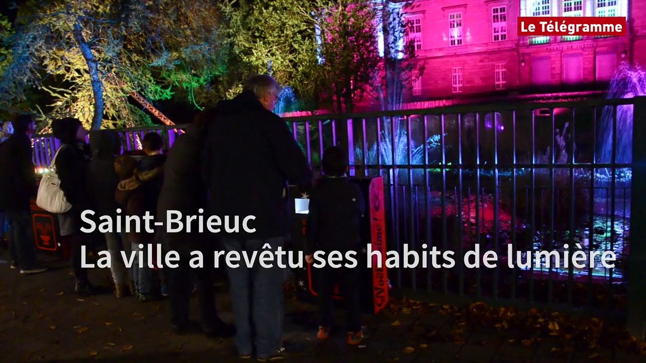 Saint-Brieuc. La ville a revêtu ses habits de lumière