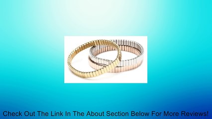 Stainless Steel Set Of Three Tricolor Stretch Bracelet Review