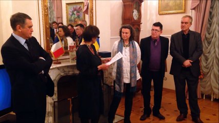 Remise du Prix 2013-2014 « de la Mémoire du Holodomor » à Bénédicte Banet