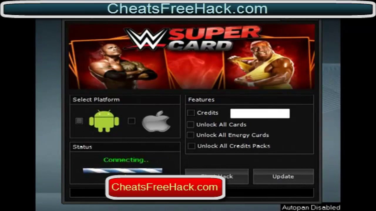 WWE Super card Credits Energy card All card All Credits Pack Hack Cheat Free Download 2014