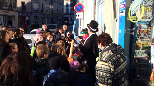 Animation de Noël dans les rues de