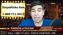 New Orleans Pelicans vs. Golden St Warriors Free Pick Prediction NBA Pro Basketball Odds Preview 12-14-2014