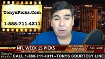 Free NFL Picks Sunday Betting Tips Odds Previews 12-14-2014