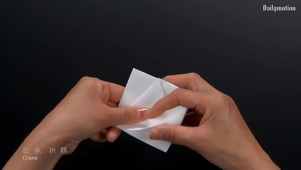 Traditional origami - Crane