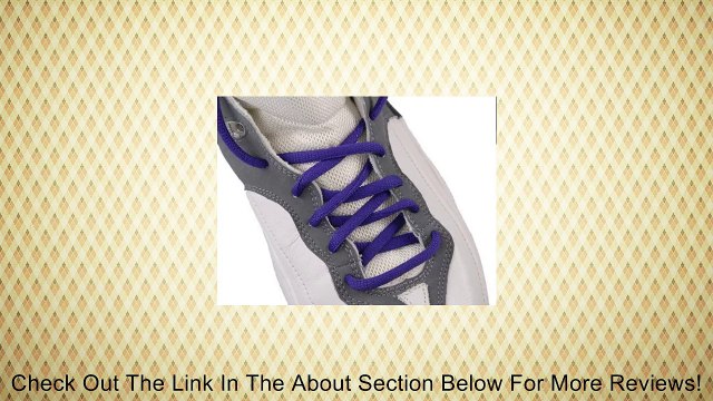 Oval Shoelaces Purple 45 7 Pr. Eyelets 6mm Thick Sneakers Shoelace Review
