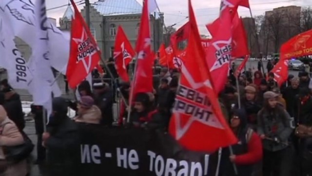 Hundreds march in Moscow to protest against healthcare and education reforms