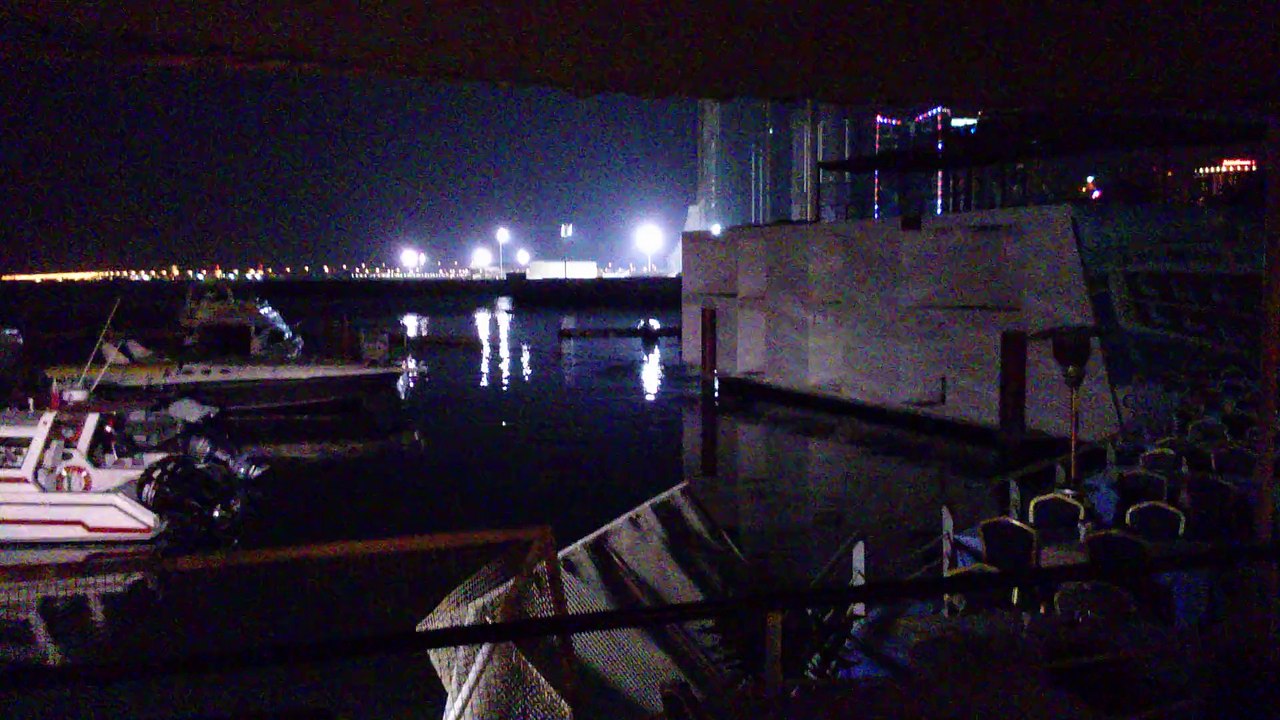 Loneliness on a quiet night at the bay