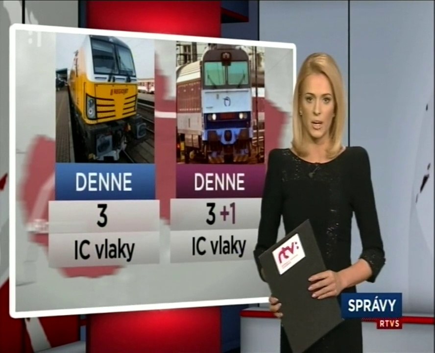 IC Bratislava - Košice: ZSSK vs RJ (20141214)