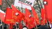 Protesters in Moscow take to the streets against the city's education and health cuts