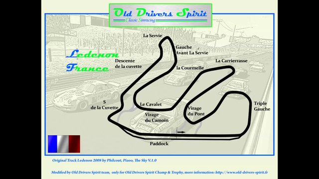 Tour de piste à Ledenon en BMW CSL Schnitzer sur Rfactor 1