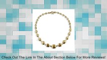 Brushed Gold Plated 18inch Necklace with Toggle Clasp - Inspired by Italian Designer Review