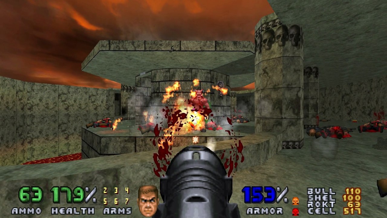 Let's Play DOOM  #46 [blind] - [E4M8] Unto The Cruel