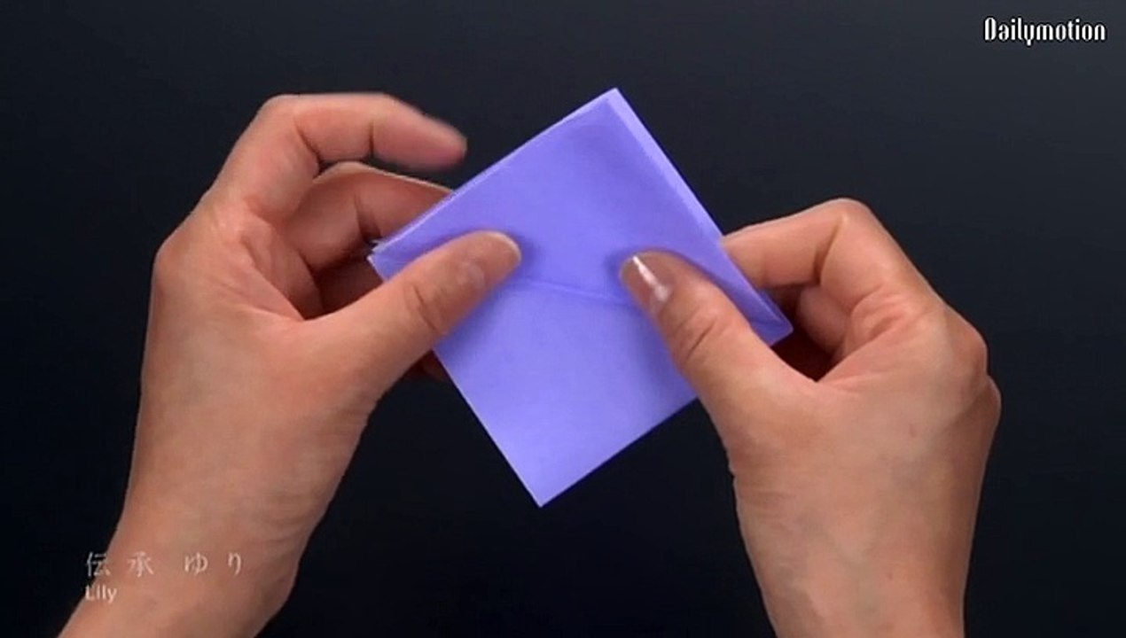 Traditional origami - Lily