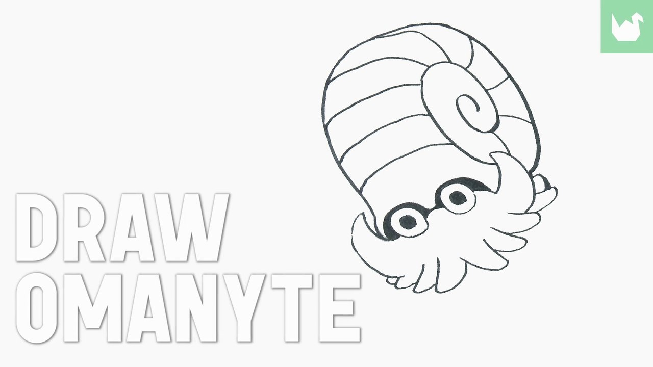 How to Draw Omanyte