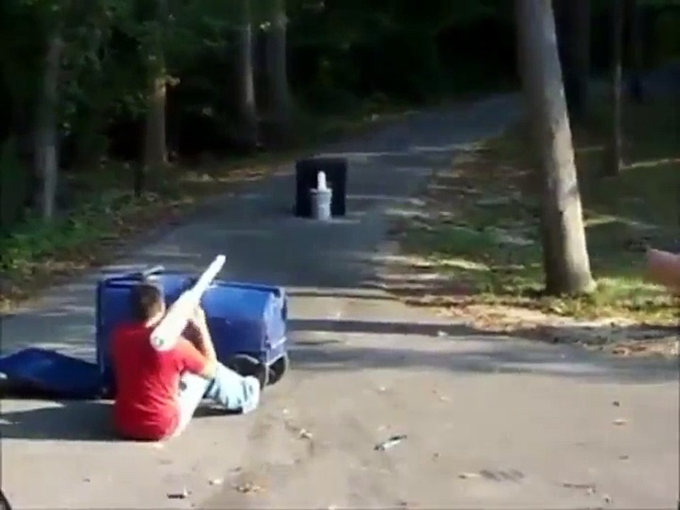 Homemade Potato Gun Explodes