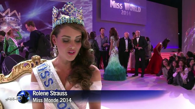 Miss Afrique du Sud couronnée Miss Monde 2014