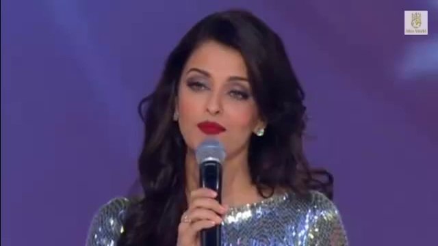 Aishwarya Rai Bachchan Honored as Most Successful Miss World at Miss World 2014