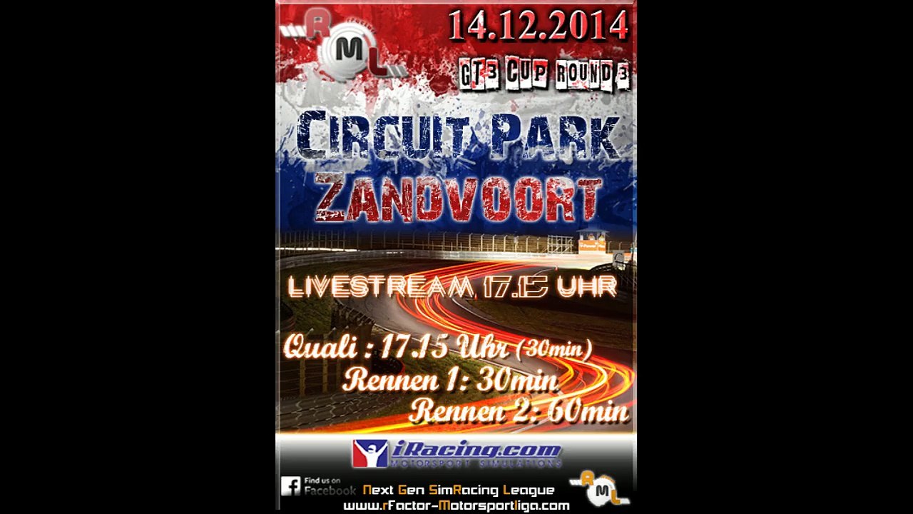 iRML GT3 Cup | 03 Zandvoort
