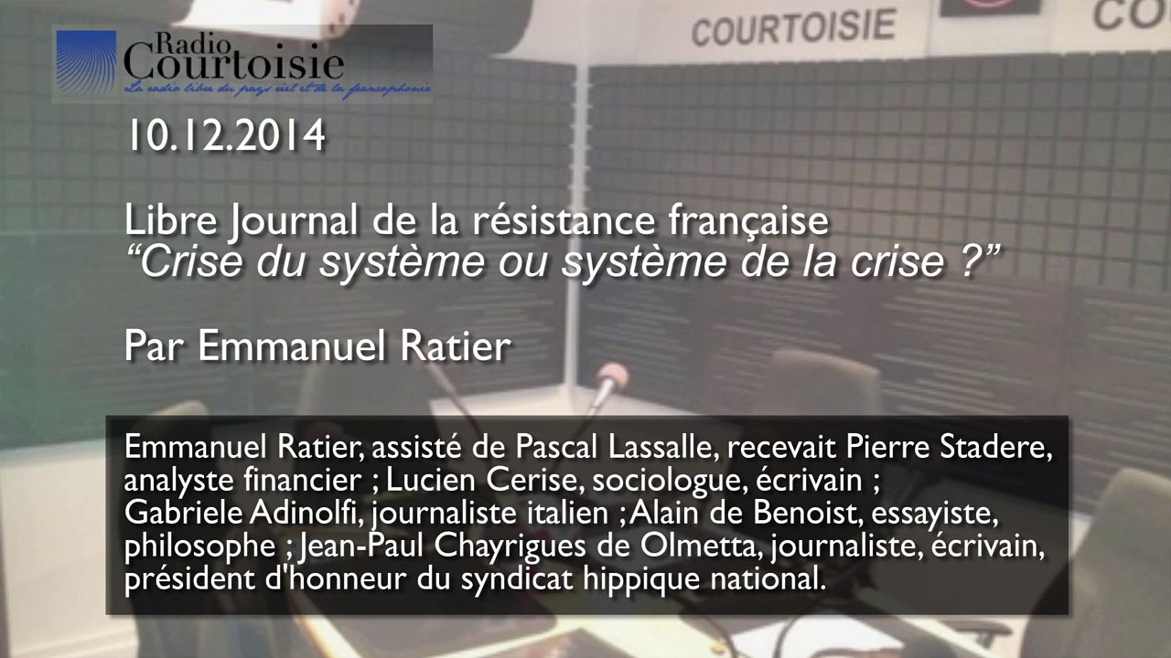 Crise du système ou système de la crise ? Partie 2