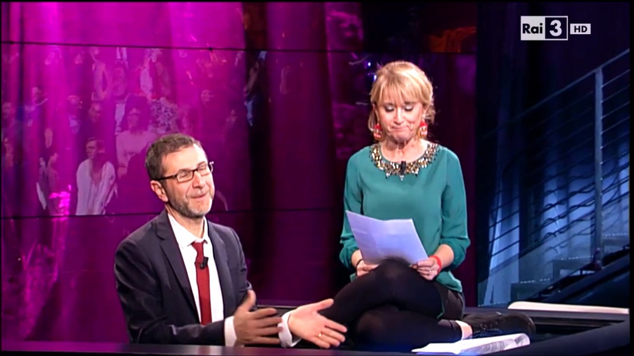 Luciana Littizzetto & Fabio Fazio ● Letterina di Natale (22-12-2013)