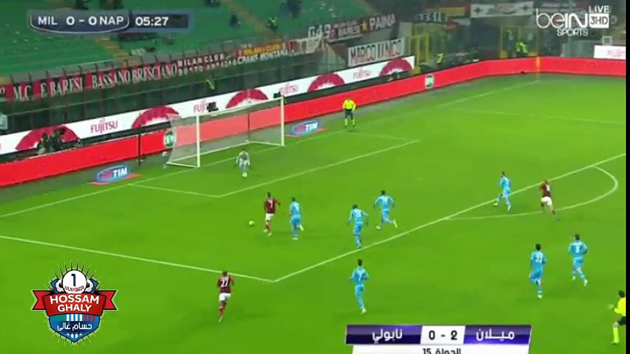 ميلان × نابولي 0/2 اهداف المباراه